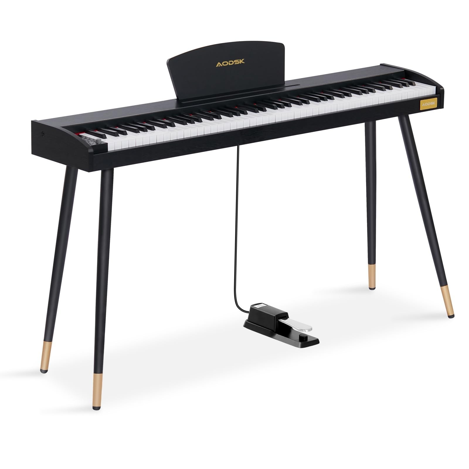 AODSK 88-Key Digital Piano | Semi Weighted Keyboard for Beginners