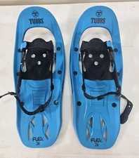 Tubbs Youth Flex Jr. Snowshoes - Cyan/Black - 17"x7" Lightweight Unused