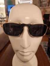 Oakley Badman Polarized Men's Sunglasses Silver Frame Black Lens