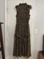 Lulus Boho Midi Sleeveless Floral Dress