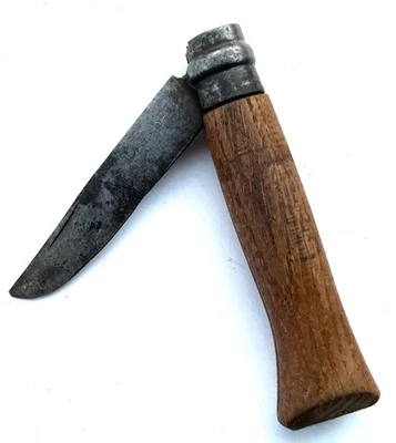 COUTEAU OPINEL N°7 INTÉRI VIROLE MAIN COURONNEE KNIFE MESSER CUCHILLO COLTELLO - Photo 1/4