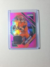 2025 Panini Prizm - Premier Jerseys Joe Burrow #PJY-JBW Pink Prizm (MEM)