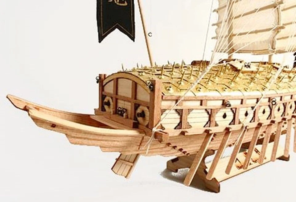 [Keo-Book-Sun] Holzmodellbausatz im Maßstab 1/100 Schildkrötenschiff /... - Bild 3 von 4