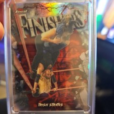 2025 Topps Finest WWE Trish Stratus Finishers Red Refractor /5  (1:808 Packs) 