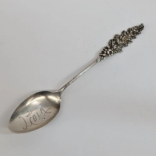 Antique Reed & Barton Sterling HARLEQUIN GOLDENROD SPOON 5 3/4" 19g Mono Uola