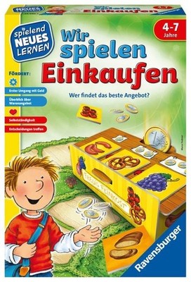 Wir spielen Einkaufen - Kinderspiel ab 4 Jahre Wer findet das beste Angebot?