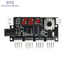 DC 5-24V 5A 4-way PWM Fan Speed Control Intelligent Temperature Control Module