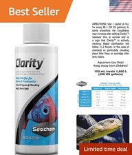 Clarity 100mL Water Clarifier for Marine Freshwater Aquariums - Clear Water