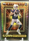 Drake Maye 2024 Topps Midnight Rookie Dusk Star Studded /75 New England Patriots