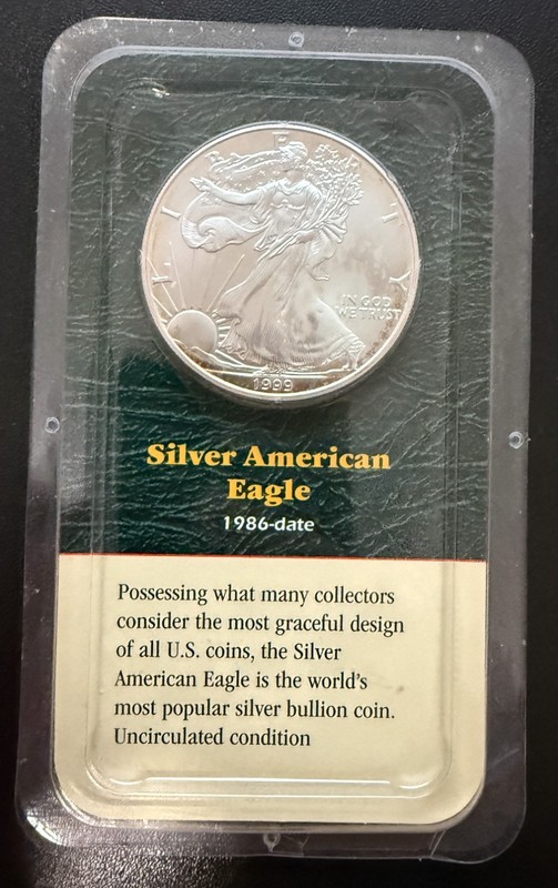 1999 Silver American Eagle $1 Coin