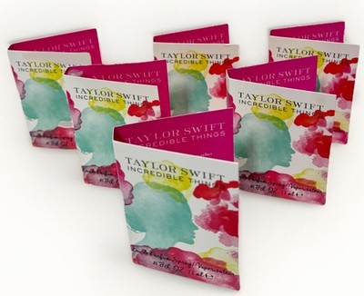 Taylor Swift Incredible Things Eau De Parfum Spray 1.5ml Booklet 6pc Lot