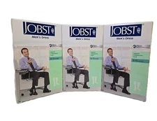 Jobst Support Compression Socks,Men's Dress,Knee, Medium,CT,8-15mmHg,Brown,