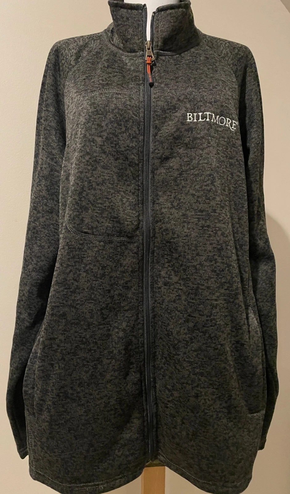 BILTMORE Mens Weatherproof Black & Gray Full Zip Jacket - Sz XL Extra Large