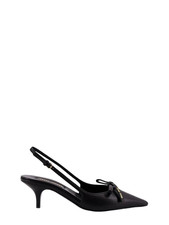 MIU MIU Black Leather 50mm Heel Pumps New  Authentic