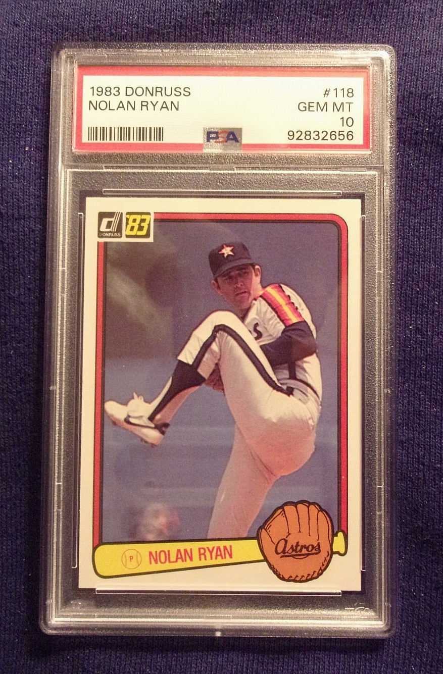 1983 Donruss Nolan Ryan #118 PSA 10 Gem Mint Condition