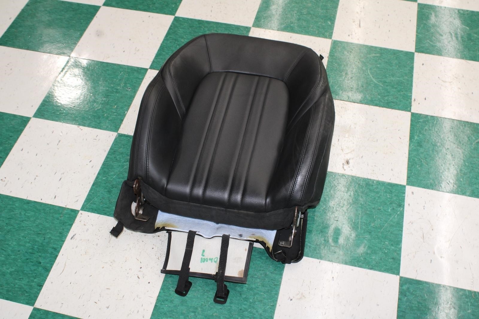 ⚠️-BAG⚠️ 14-17 Ghibli Black Leather Front Driver Side Left LF Seat Upper Cushion