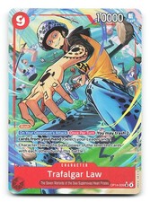 Trafalgar Law OP14-009 The Azure Sea's Seven Foil Super Rare SR One Piece NM