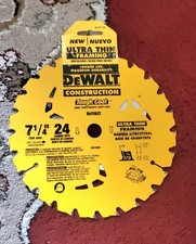 1 DEWALT 7-1/4-in 24-Tooth Carbide Circular Saw Blade DW3599