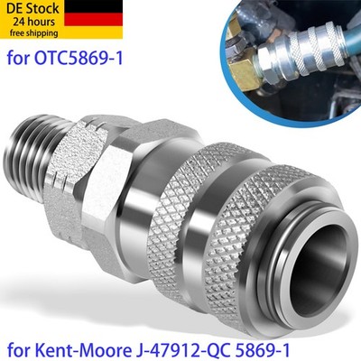 for OTC 5869-1 & J-47912-QC Fuel System Coupler Fitting for Detroit Diesel S60