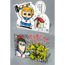 Set of 2 Clock Destruction Acrylic Clock Pop Team Epic Japan C012