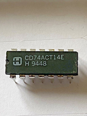 12 x HARRIS CD74ACT14E Wechselrichter, ACT Serie, 6 Funktionen, 1 Eingang, CMOS, PDIP14
