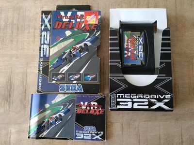 Sega 32X  Virtua Racing Deluxe Pal OVP Anleitung Schuber aus Sammlung 