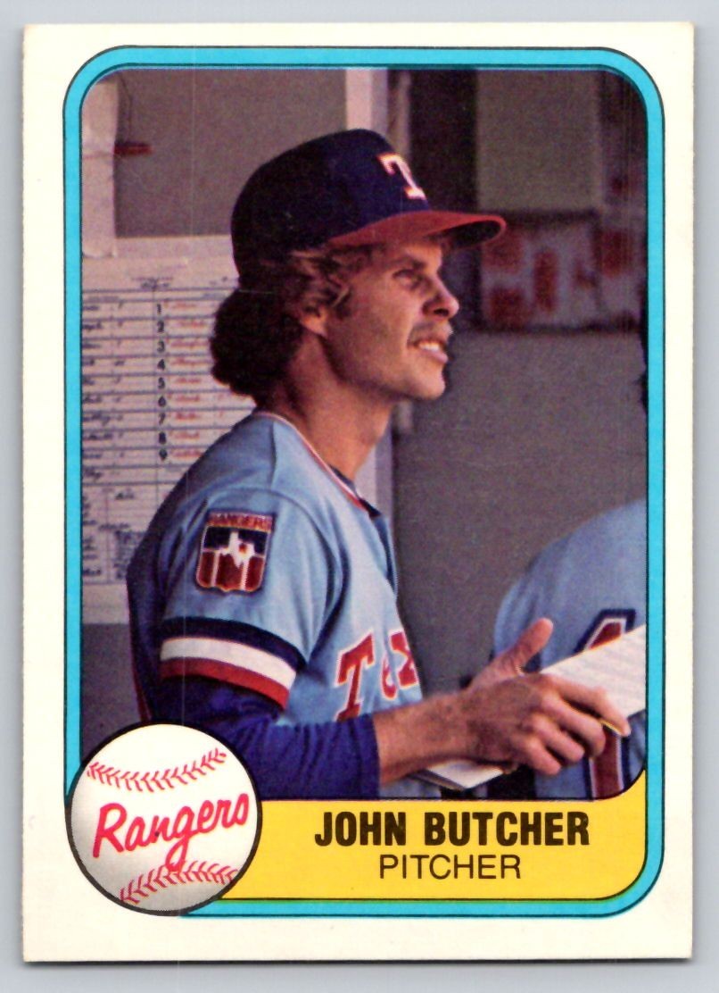 1981 Fleer - John Butcher #635 (RC) - *Near Mint*