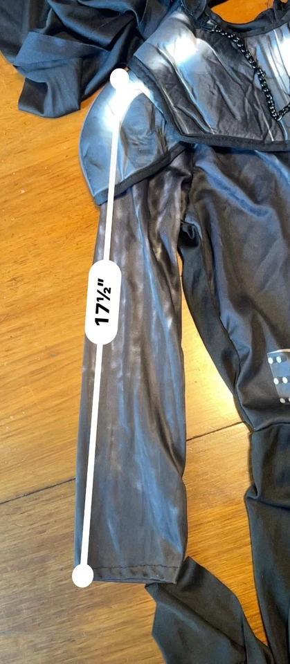 Children's Star Wars Storm Trooper Costume Size M Cape Chain Shoulders - Image 4 of 4