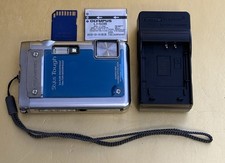 Olympus Stylus Tough 8010 14MP Water Shockproof Digital Camera -Blue W/ Extras