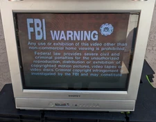 Daewoo 20" DTQ-20U4SC Component S-Video CRT TV Front Inputs for Retro Gaming