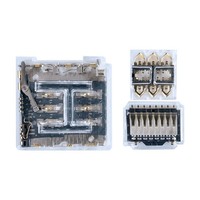 Clappio, Sim-Leser Intern FüR Galaxy A15 / M15 / A35 / A55, Silber