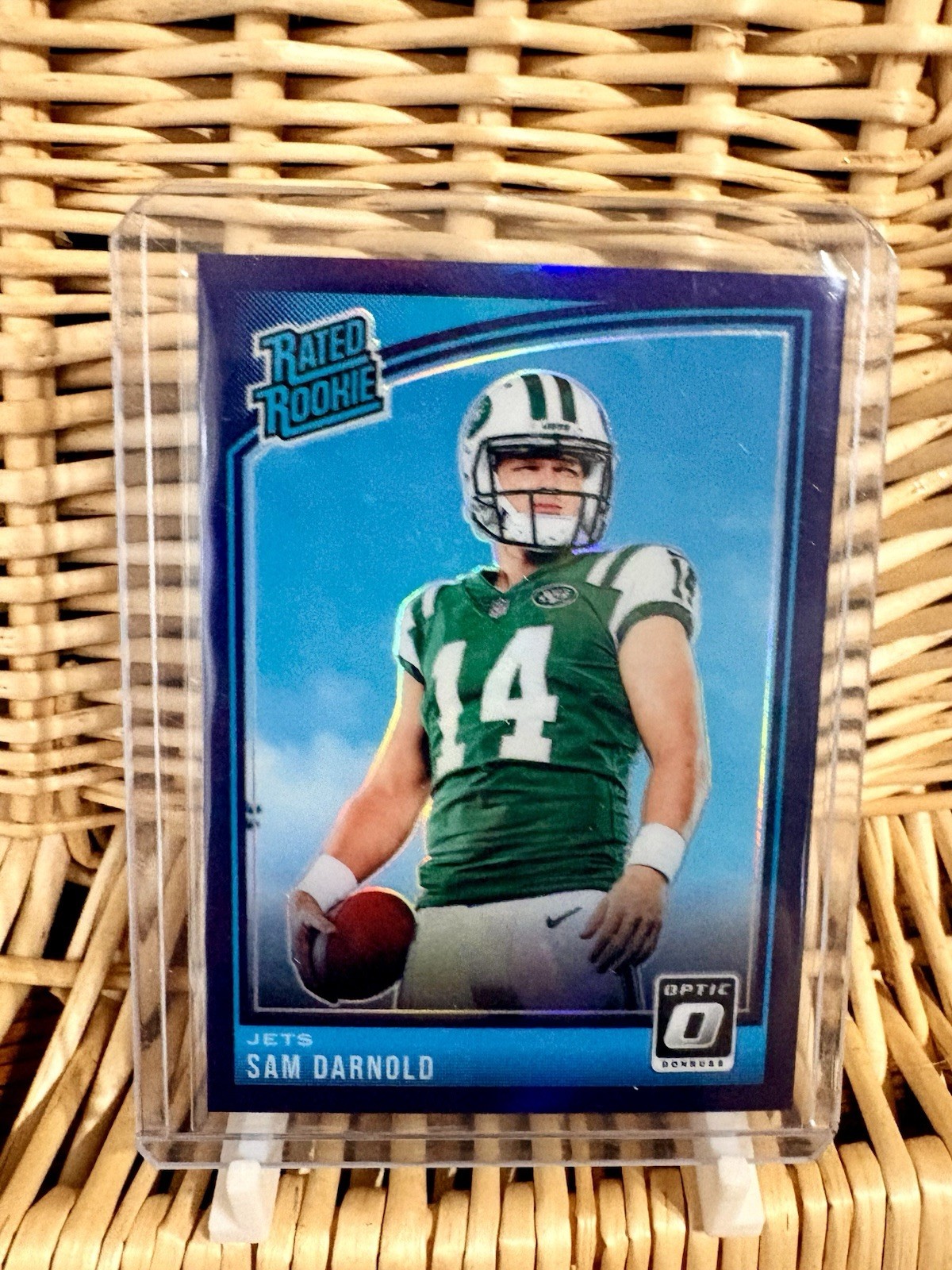 2018 Donruss Optic - Rated Rookie Sam Darnold #151 Purple Prizm /50 (RC)