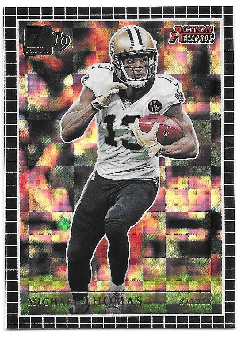 2019 Donruss Football MICHAEL THOMAS Action All-Pros -NEW ORLEANS SAINTS- #AAP-9
