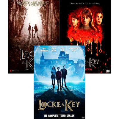 DVD Locke & Key Season 1-3 Supernatural Mystery Drama - Price For One Volume