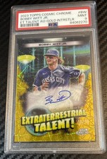2023 Topps Cosmic Extraterrestrial Talent Auto Bobby Witt Gold /50 PSA 9 CS416