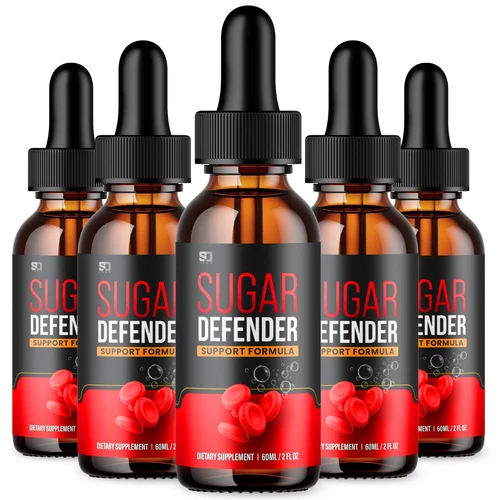5 Pack Sugar Defender, Sugar Defender Blood Sugar Support Supplement 10oz