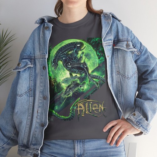 Alien 1979 Ridley Scott Movie T shirt Unisex Heavy Cotton Tee - Picture 21 of 34