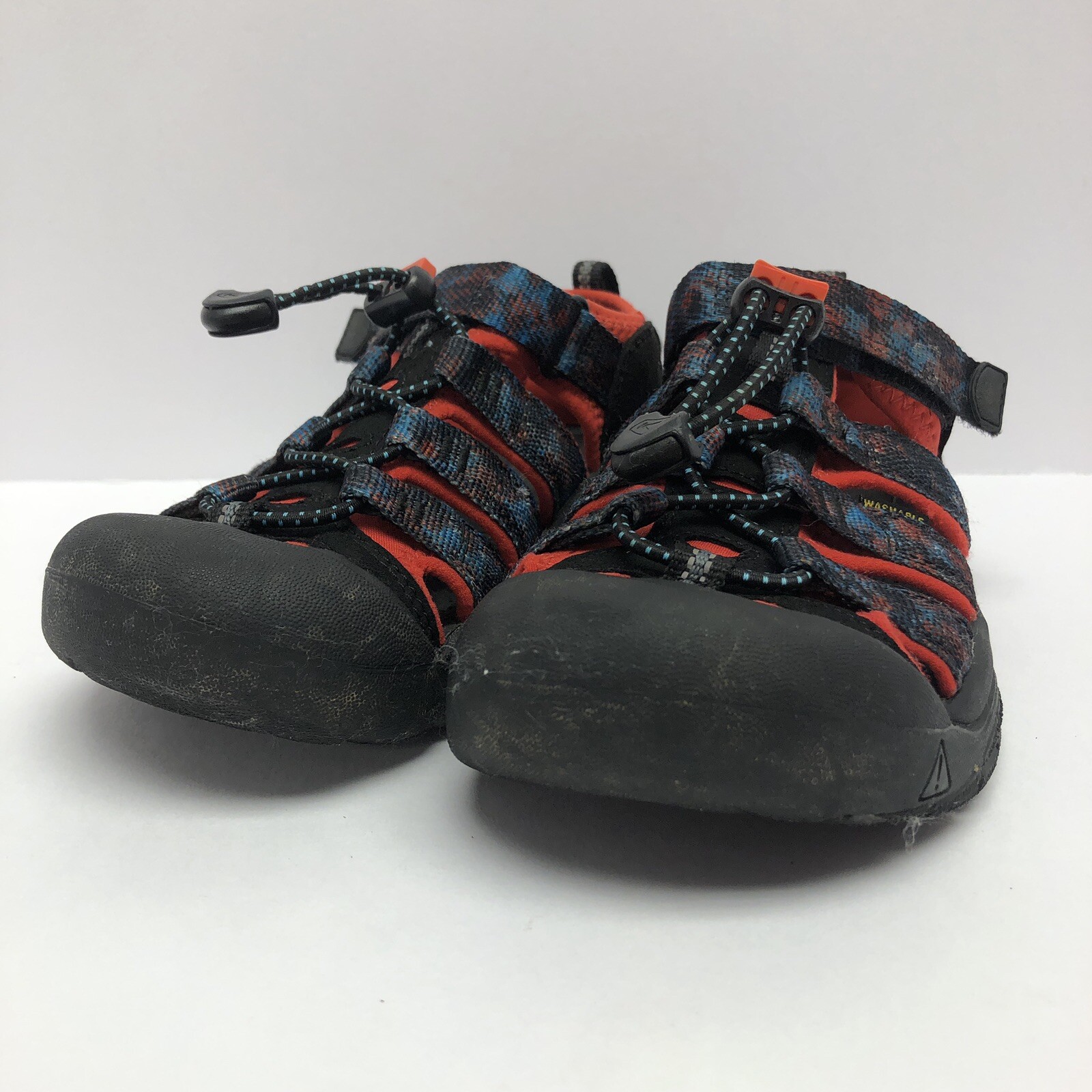 Scarpe sandali Keen Newport Bungee nero rosso bambini 1 all'aperto escursionismo acqua