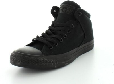 Men's Converse Street Canvas High ToP sneaker US 8.5 D  BLACK BLACK