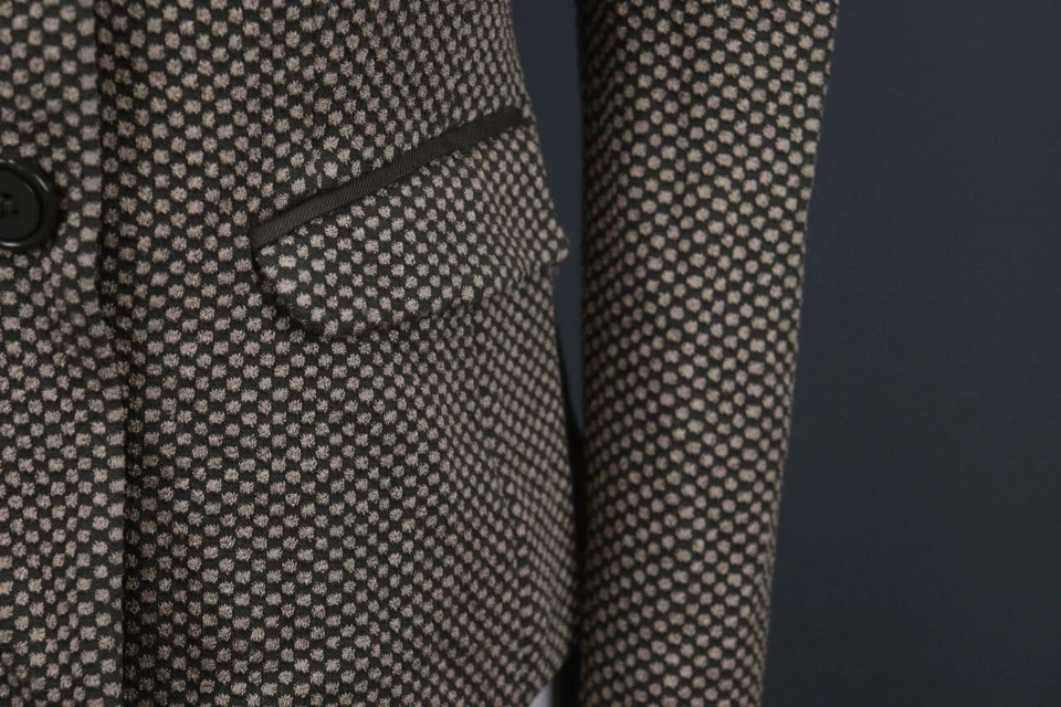 Chaqueta Blazer Armani Collezioni Multicolor Manga Larga Tres Botones Foto 4 de 4