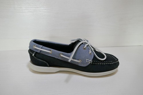 QUAYSIDE WASCHBARE "BERMUDA" NAVY+GLACIAR NUBUK LEDER DECK SCHUHE UK 4 UVP 65£ - Bild 6 von 13