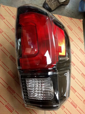 NEW Genuine OEM 2016-2019 Toyota Tacoma TRD PRO Tail Lights, Pair