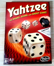 New Sealed Hasbro Yahtzee Classic Shake Score  Shout Dice Game Family Fun Game