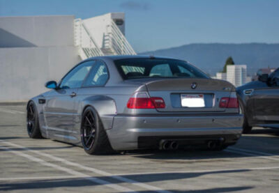  E46 M3 クーペ ワンオフ クリアテール フルセット BMW E46 M3 COUPE PDM STYLE REAR !!! WIDE FENDERS ARCHES 2PCS | eBay
