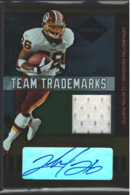 2004 Leaf Limited Team Trademarks Autographs #TT8 Clinton Portis Auto Jersey /50