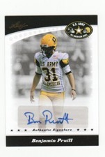 2011 ALL AMERICAN FOOTBALL 21 CARD AUTOGRAPH AUTO LOT PRUITT, GREEN