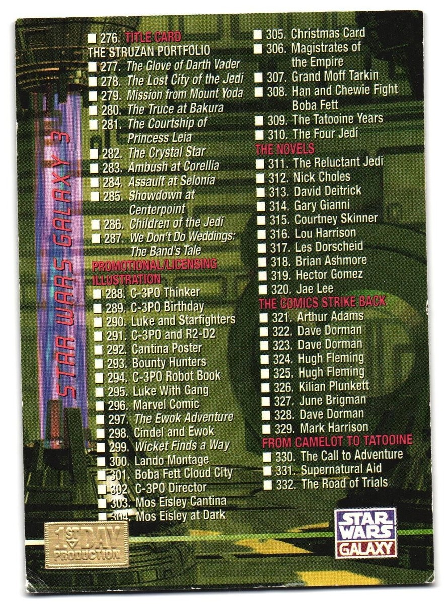 Checklist 1997 Star Trek Card #365 Set Filler | eBay