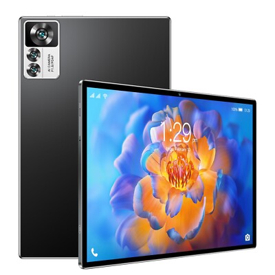 10In Android14 Tablet PC 12GB RAM 256GB ROM Dual Camera NEW 5G WiFi Bluetooth