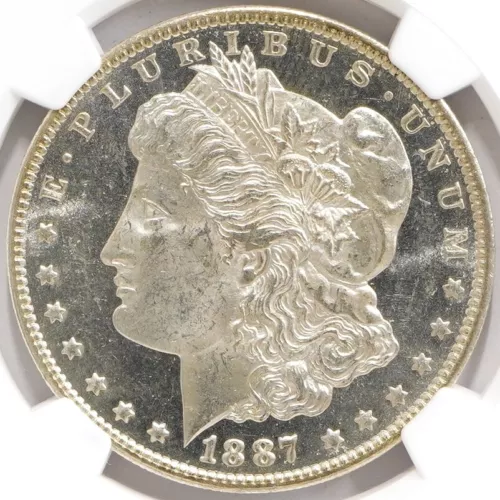 1887 O Morgan Dollar NGC MS-63 DPL