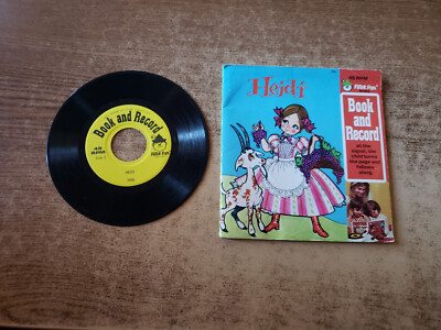 1970s VG+ PETER PAN   HEIDI & BOOKLET 1935 45